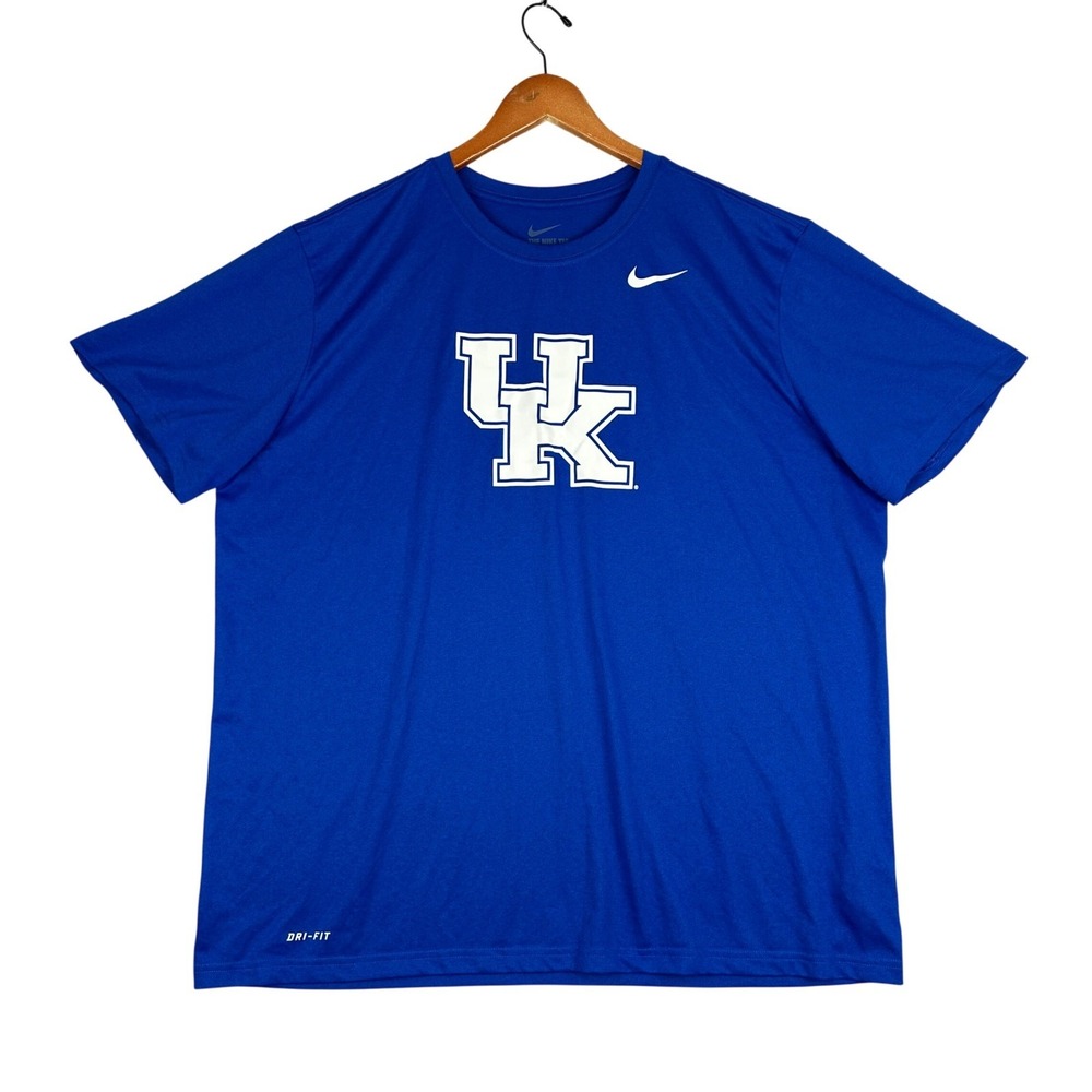 Kentucky Wildcats Nike Dri-Fit T-Shirt Mens 2XL Blue Polyester